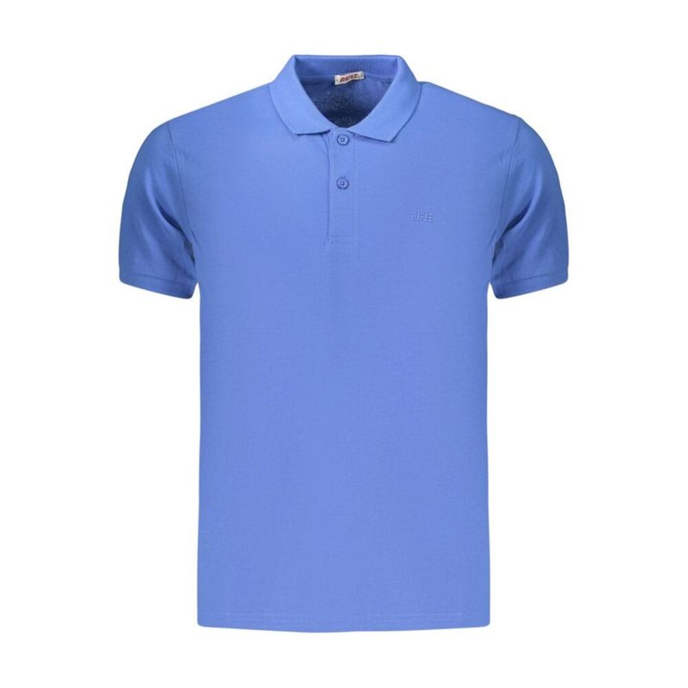 Rifle Blue Cotton Men's Polo Men's Shirt